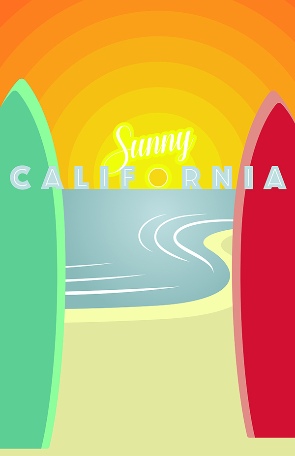 Travel Poster - California