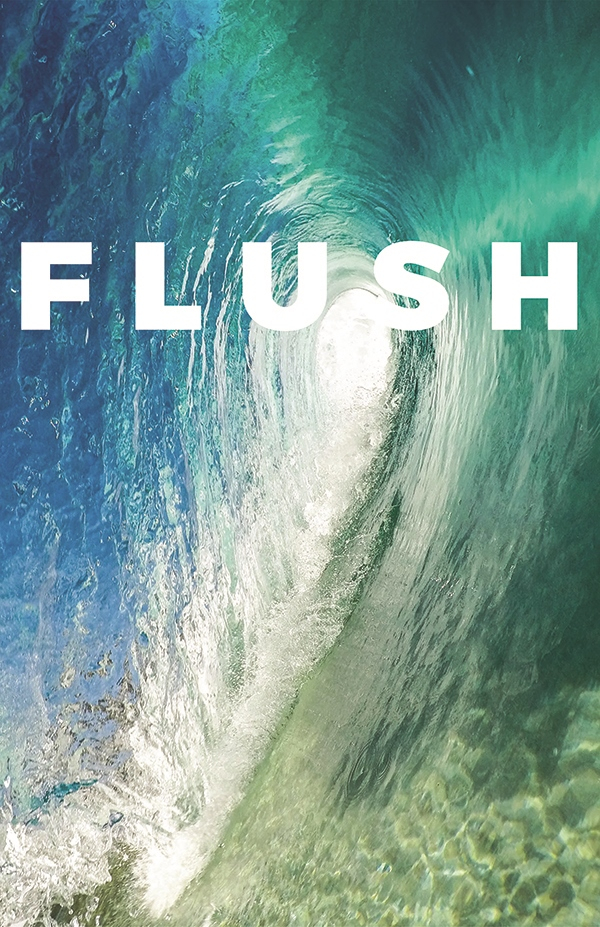 Wash Brush Flush - Triptych 3