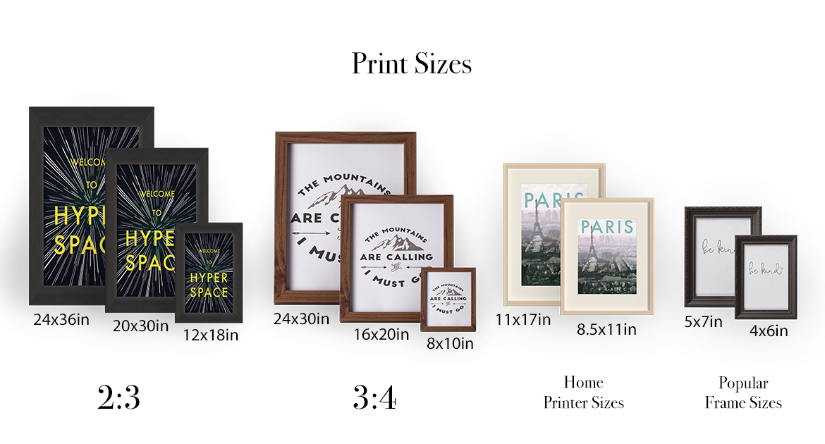 Print Sizes